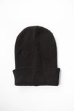 Black Long Slouchy Beanie