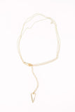 By Boe Wraparound Triangle Necklace