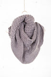 Thick Knit Infinity Mocha Scarf