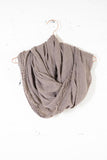 Frayed Infinity Scarf