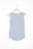 Alternative Apparel Grey Cap Sleeve Crew