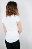 LA Made White V-Pocket Tee