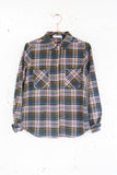 Alternative Apparel Flannel Yarn Dye Button Up Shirt 