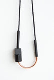 Maslo Jewelry Chock A Block Copper Necklace