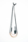 Maslo Jewelry Chock A Block Brass Necklace