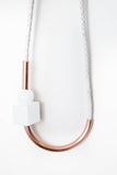 Maslo Jewelry Chock A Block Copper Necklace