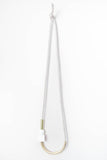 Maslo Jewelry Chock A Block Brass Necklace